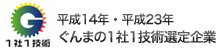 ぐんまの1社1技術選定企業